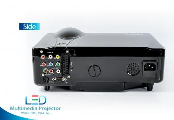 LED Multimedia Projector with HDMI, VGA, AV