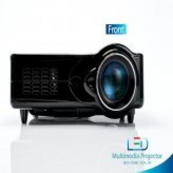 LED Multimedia Projector with HDMI, VGA, AV