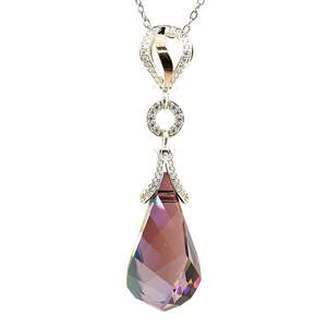 Серебряная подвеска 925 пробы с золотом 375 пробы 10,56 г с кристаллом Swarovski и цирконами 8,54 карат Серебряная подвеска 925 пробы с золотом 375 пробы 10,56 г с кристаллом Swarovski и цирконами 8,54 карат