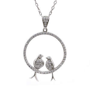 Серебряная подвеска 925 пробы 3,31 г с цирконами 1,5 к Серебряная подвеска 925 пробы 3,31 г с цирконами 1,5 к