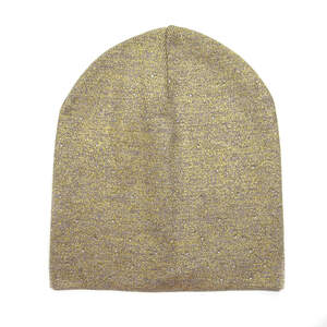 Жіноча шапка Gloss Gold кольору мокко з декором