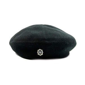 Берет кашемір чорний