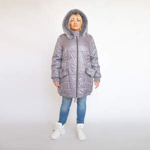 Жіноча куртка ARKTICA з хутром, кольору Silver Жіноча куртка ARKTICA з хутром, кольору Silver