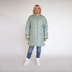 Куртка на синтепоні аквамаринового кольору Куртка на синтепоні аквамаринового кольору