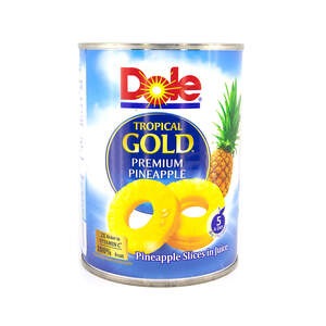 Ананаси консервовані у власному соку 567 г, без додавання спирту та цукру в ж/б нарізані шматочками