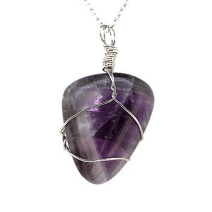 Підвіска 39,97 гр. з флюоритом у покритті родієм 180,65 карат