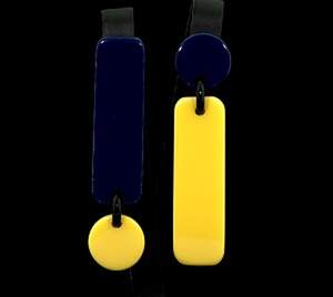 Серьги "Устрана", матеріал: кістка