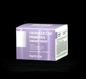 Крем антивіковий для лицо з пробіотиками Derma Cube Probiotics Therapy Cream, Farmstay, 50 мл Крем антивіковий для лицо з пробіотиками Derma Cube Probiotics Therapy Cream, Farmstay, 50 мл