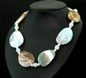 Намисто з кольоровими Агатами 785 карат