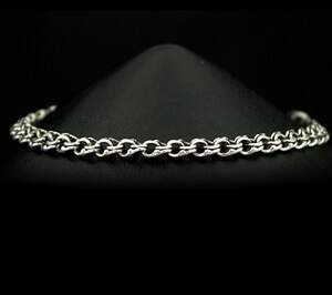 Срібний браслет 925 проби 6,85 г, плетіння Бісмарк Срібний браслет 925 проби 6,85 г, плетіння Бісмарк