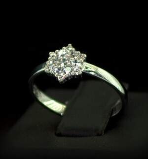 Серебряное кольцо 925 пробы 1,5 г с Фианитами 0,55 карат Серебряное кольцо 925 пробы 1,5 г с Фианитами 0,55 карат