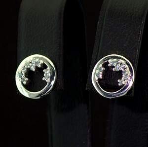 Серебряные серьги 925 пробы 0,91 г с Фианитами 0,2 карат Серебряные серьги 925 пробы 0,91 г с Фианитами 0,2 карат