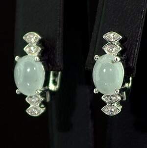 Срібні сережки 925 проби 3,57 г з замбійськими Аквамаринами та топазами зі США 2,51 карат Срібні сережки 925 проби 3,57 г з замбійськими Аквамаринами та топазами зі США 2,51 карат