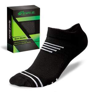 Шкарпетки Спортивні ANRI.E. - Низькі, Чорні