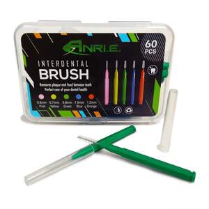 Ёршики Межзубные ANRI.E. (60 шт) - Зелёный (0,8 мм)