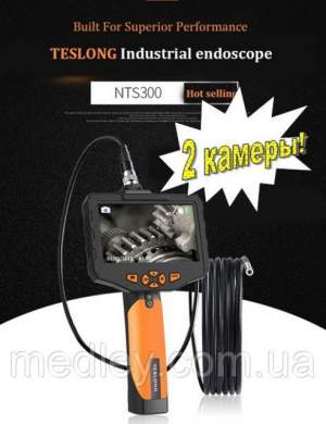 Эндоскоп TESLONG NTS300 1м 8 мм бороскоп видеоскоп цифровой две камеры Эндоскоп TESLONG NTS300 1м 8 мм бороскоп видеоскоп цифровой две камеры