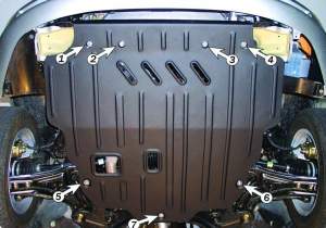 Защита картера Chevrolet Aveo c 2003г
