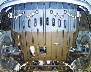 Защита картера Chevrolet Nubira c 2004г