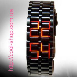 Светодиодные часы, Led – часы, подарок для друга, коллеге, стильные часы, яркие часы, мужс