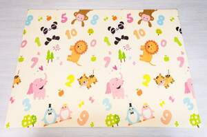 Детский складной развивающий термо коврик  