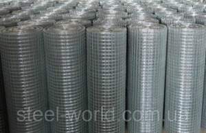 Сітка з ПВХ покриттям зварна 100х50х2,5мм 1,5/30м