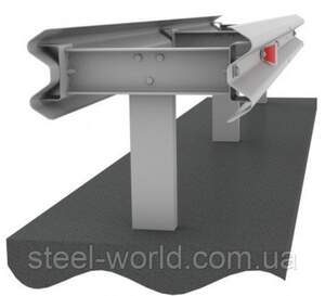 Огородження дорожнє двостороннє металеве оцинк. бар'єрного типу 11ДД бар'єрна огорожа