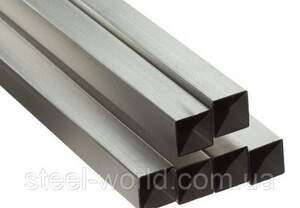 Труба нержавіюча 25х25х1,0 240G AISI 430 6,00