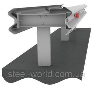 Огородження дорожнє двостороннє металеве оцинк. бар'єрного типу 11ДД бар'єрна огорожа