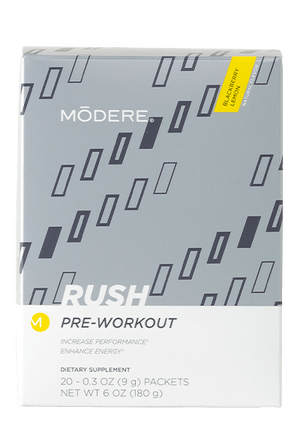 Modere Rush - продукт перед тренировкой, обеспечивающий энергию Modere Rush - продукт перед тренировкой, обеспечивающий энергию