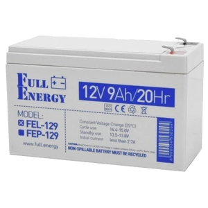 Full Energy FEL-129 Аккумулятор гелевой 12В 9А•ч Full Energy FEL-129 Аккумулятор гелевой 12В 9А•ч