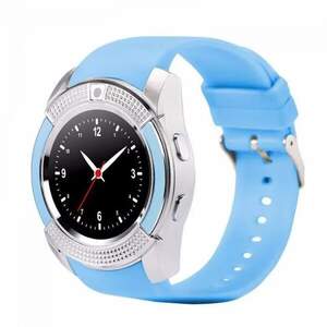 Умные смарт-часы Smart Watch V8. Цвет: синий Умные смарт-часы Smart Watch V8. Цвет: синий