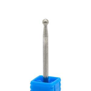 Алмазная фреза для кутикулы Шар 001/025B синяя насечка