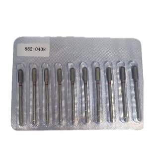 Алмазная фреза Цилиндр 882/040R красная насечка