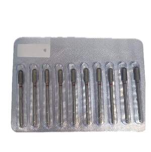 Алмазная фреза Цилиндр 882/050R красная насечка