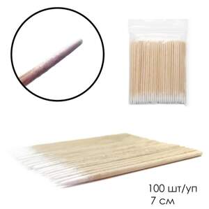 Аппликаторы (микробраши) деревянные 7см, 100шт