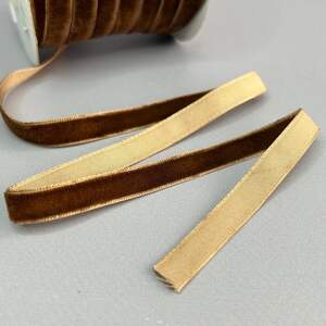 Бархатная лента декоративная 1 см 20 м - # 8135