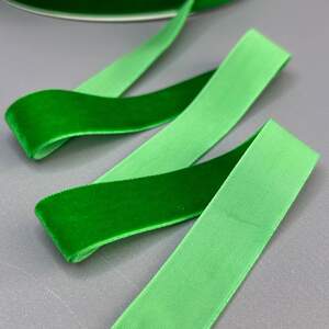 Бархатная лента декоративная 2 см 20 м - # 8087