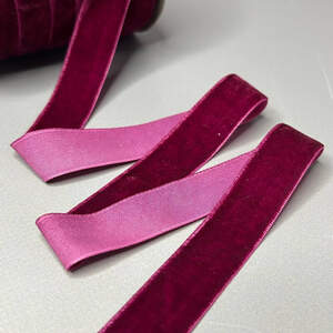 Бархатная лента декоративная 2 см 20 м - 8061