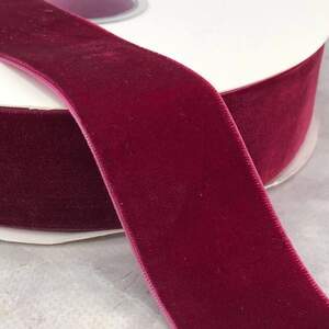 Бархатная лента декоративная 3,8 см 20 м - 8060