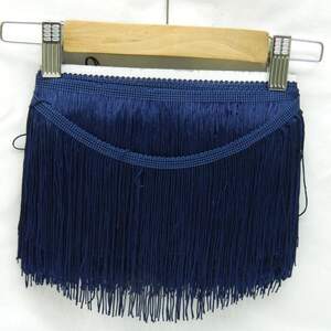 Бахрома для бальных платьев 15см х 9м -38 (темно синий)