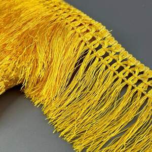 Бахрома для штор 12 см - желток