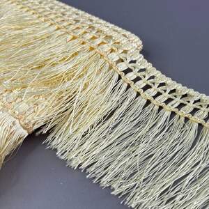 Бахрома для штор 12 см - кремовый