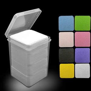 Безворсовые перфорированные салфетки в пластиковом боксе, 200шт