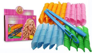 Бигуди спиральные с крючком Magic leverage, 18шт