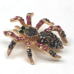 Брошь Паук металл - золото