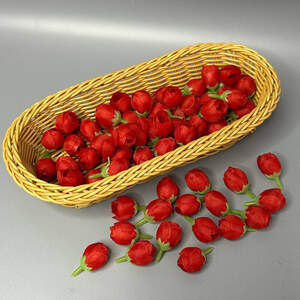 Бутон розочки 2 см - красный