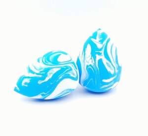 Бьюти-блендер для макияжа капелька Мрамор