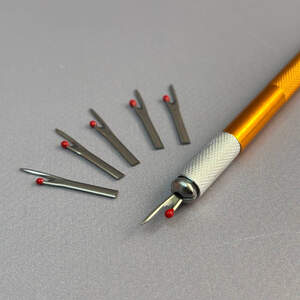 Вспарыватель швов 14 см металлический 5 шт сменных лезвий