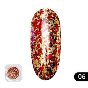 Втирка для ногтей Global Fashion Fire Works 06