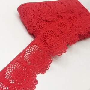 Вязаное матовое кружево 6 см - 13м JF20237 col 26